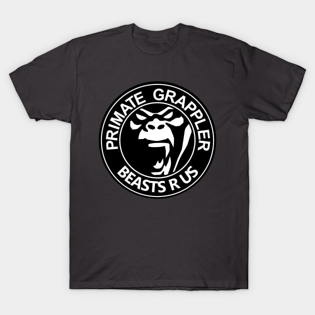 Primate Grappler - Beasts r US T-Shirt by undersideland